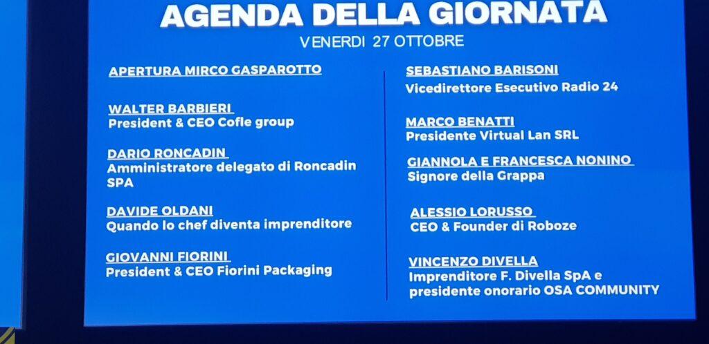 Groups Project Consulting, Tiziano Fiori, Tiziano Fiori Business Coach, Milano Allianz MiCo, Evento Osa